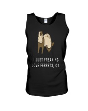 I Just Funny Cool Ferret Lovers Unisex Tank thumbnail