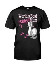 World's Best Ferret Mum Classic T-Shirt thumbnail