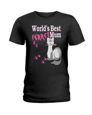 World's Best Ferret Mum Ladies T-Shirt thumbnail