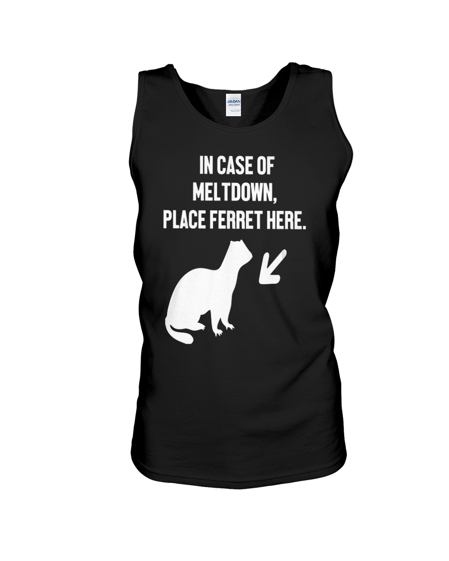 ferret meltdownUS Unisex Tank