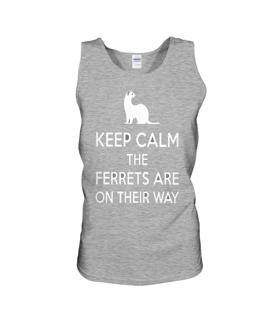 Keep Calm Ferret Unisex Tank