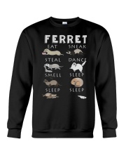 FERRET EAT SLEEP EAT Crewneck Sweatshirt thumbnail