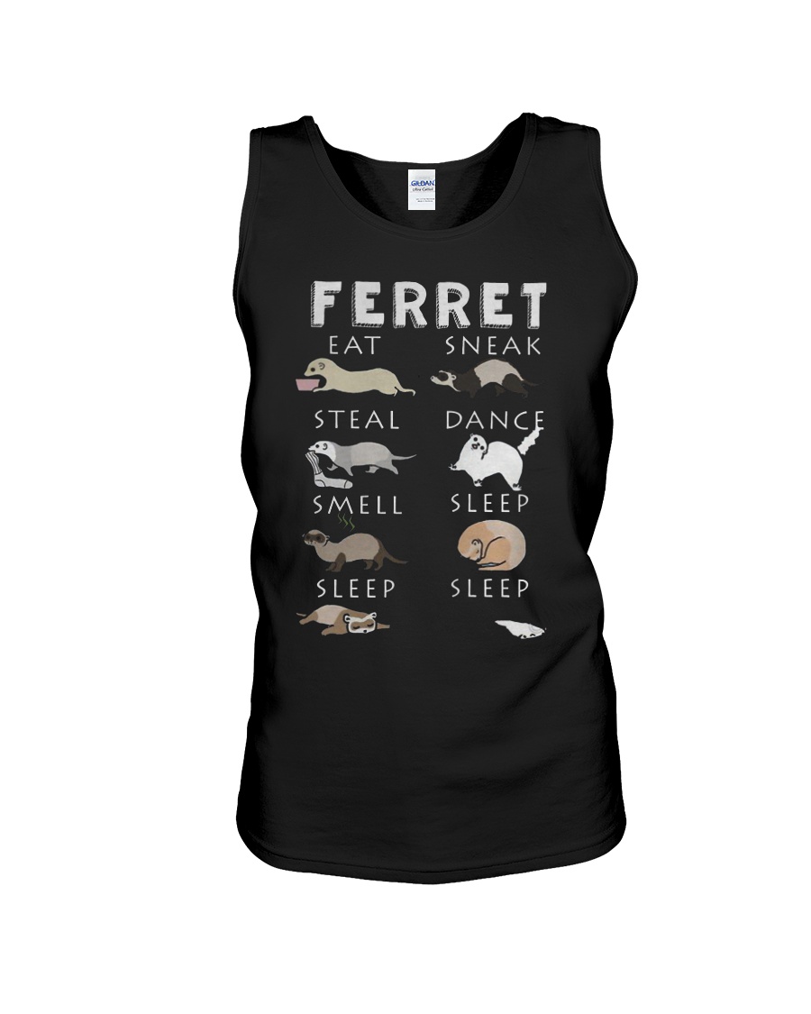 FERRET EAT SLEEP EAT Unisex Tank