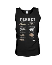 FERRET EAT SLEEP EAT Unisex Tank front