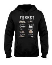 FERRET EAT SLEEP EAT Hooded Sweatshirt thumbnail