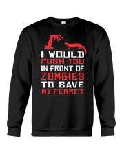 Zombies Ferrets Crewneck Sweatshirt thumbnail