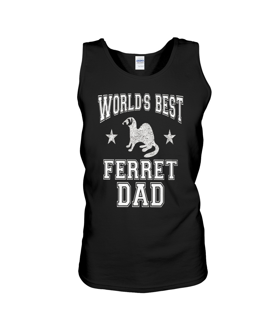 Mens World's Best Ferret Dad Unisex Tank