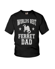 Mens World's Best Ferret Dad Youth T-Shirt thumbnail