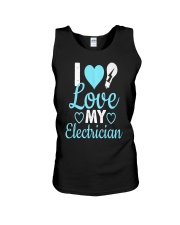 I Love My Electrician Unisex Tank thumbnail