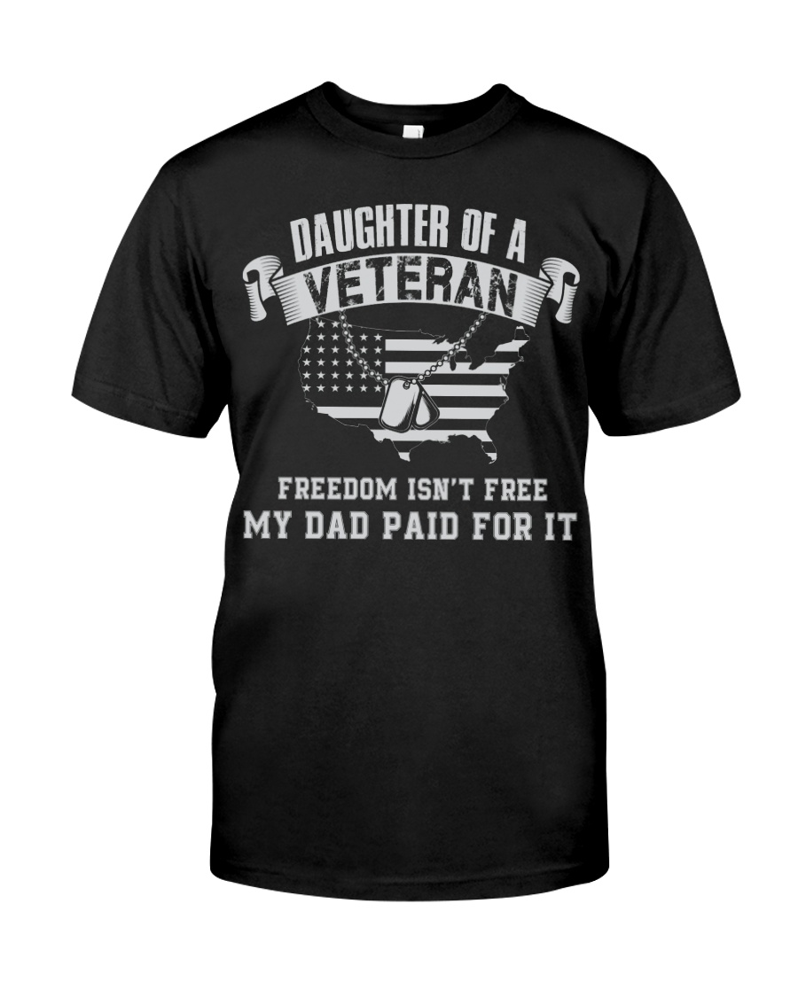 Daughter Of A Veteran Classic T-Shirt