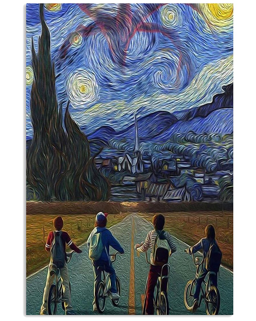 Stranger Things Starry Night Poster 11x17 Poster
