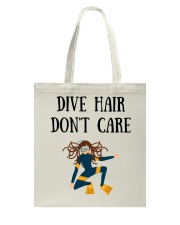 Dive hair don't care Tote Bag thumbnail