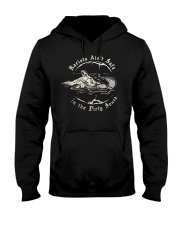Racists Ain't Safe Hooded Sweatshirt thumbnail