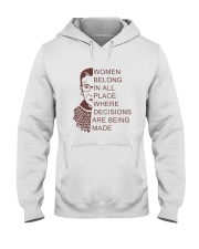 WOMEN BELONG IN PLACE Hooded Sweatshirt thumbnail