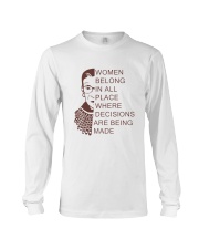 WOMEN BELONG IN PLACE Long Sleeve Tee thumbnail