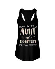 Dog lovers I Have Two Titles Aunt And Dog Ladies Flowy Tank thumbnail