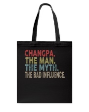 Changpa the-man-the-myth-the-bad-influence-ds Tote Bag tile