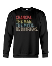 Changpa the-man-the-myth-the-bad-influence-ds Crewneck Sweatshirt tile