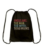 Uncle Jake The man The Myth The Bad Influence ds Drawstring Bag tile