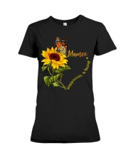 Happiness is being a Mamee - Heart Premium Fit Ladies Tee tile