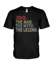 Jido the Man the myth the Legend V-Neck T-Shirt tile
