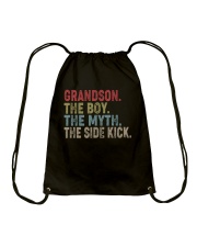 Grandson the boy the myth the side kick Drawstring Bag tile