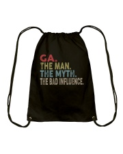 Ga the-man-the-myth-the-bad-influence-ds Drawstring Bag tile