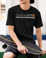 The evolution of money bitcoin btc T-Shirt Classic T-Shirt apparel-classic-tshirt-lifestyle-front-65