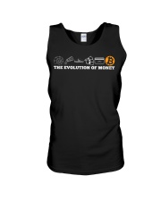 The evolution of money bitcoin btc T-Shirt Unisex Tank tile