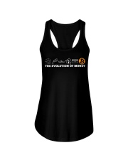 The evolution of money bitcoin btc T-Shirt Ladies Flowy Tank tile