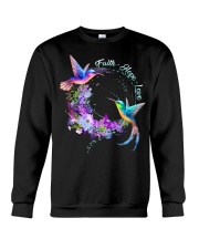 Faith Hope Love Bird Flower T-Shirt Hoodie Crewneck Sweatshirt tile