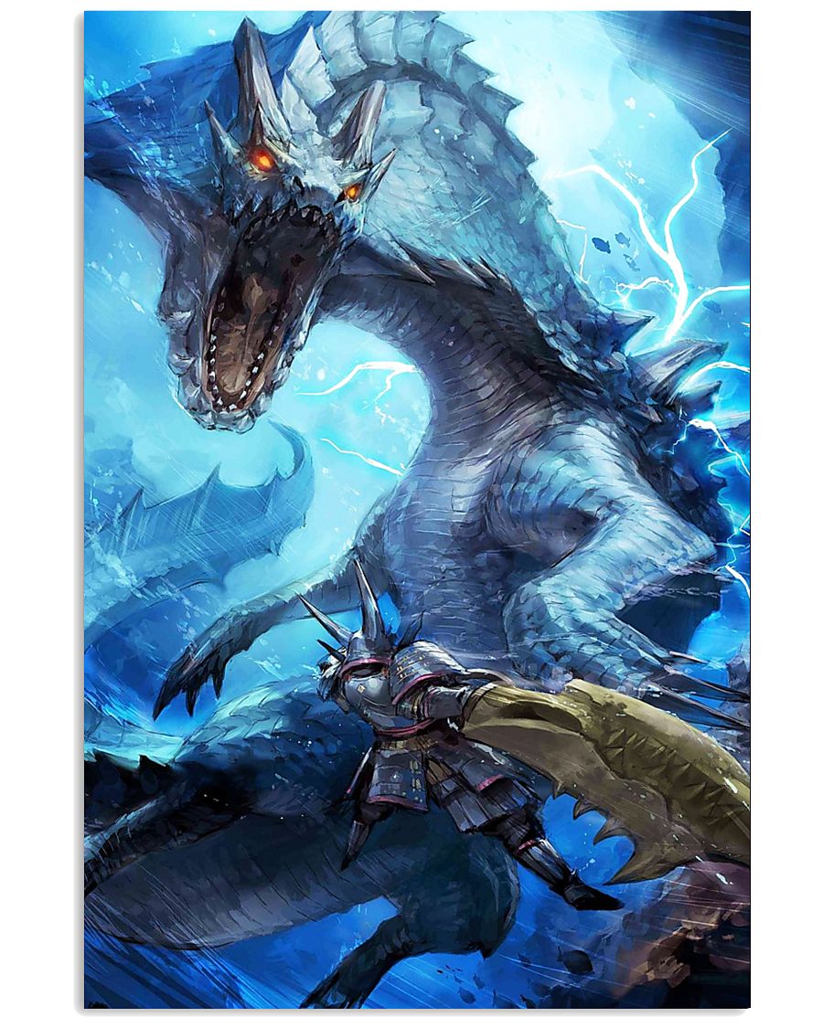 Monster Hunter World Graphic Video Game Poster 11x17 Poster