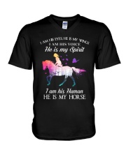 He Is My Horse V-Neck T-Shirt thumbnail