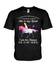 She Is My Horse V-Neck T-Shirt thumbnail