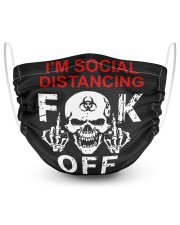 social 2 Layer Face Mask - Single thumbnail