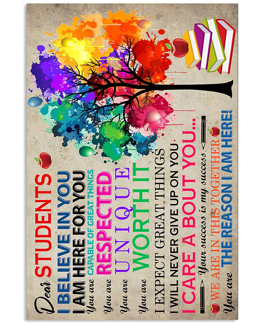 DEAR STUDENT 11x17 Poster