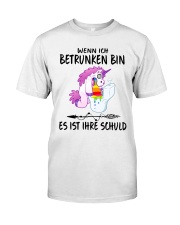 Wenn ich betrunken bin Classic T-Shirt thumbnail