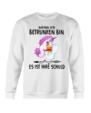 Wenn ich betrunken bin Crewneck Sweatshirt thumbnail