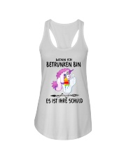 Wenn ich betrunken bin Ladies Flowy Tank front