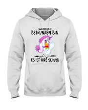 Wenn ich betrunken bin Hooded Sweatshirt thumbnail