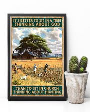 I SIT IN CHURCH THINKING ABOUT HUNTING 24x36 Poster lifestyle-poster-8