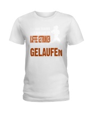 coffee running de Ladies T-Shirt thumbnail