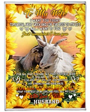 YOU ARE MY ONE AND ONLY Large Fleece Blanket - 60" x 80" front