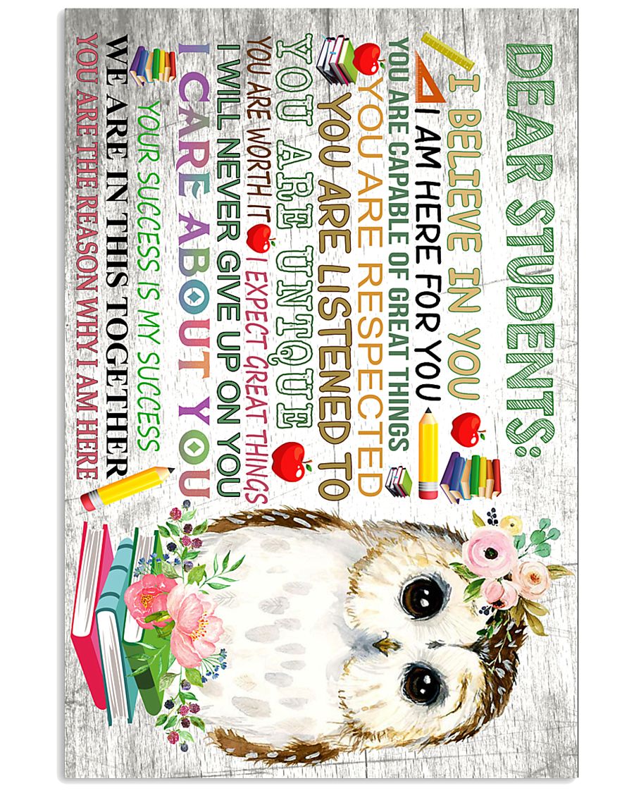 DEAR STUDENTS 11x17 Poster