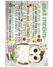 DEAR STUDENTS 11x17 Poster front