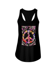 STAY TRIPPY LITTLE HIPPIE Ladies Flowy Tank thumbnail