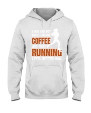 coffee running Hooded Sweatshirt thumbnail