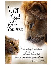 NEVER FORGET WHO YOU ARE 11x17 Poster front