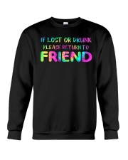 IF LOST OR DRUNK Crewneck Sweatshirt thumbnail