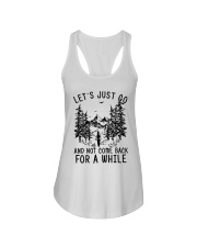 let's just go Ladies Flowy Tank thumbnail